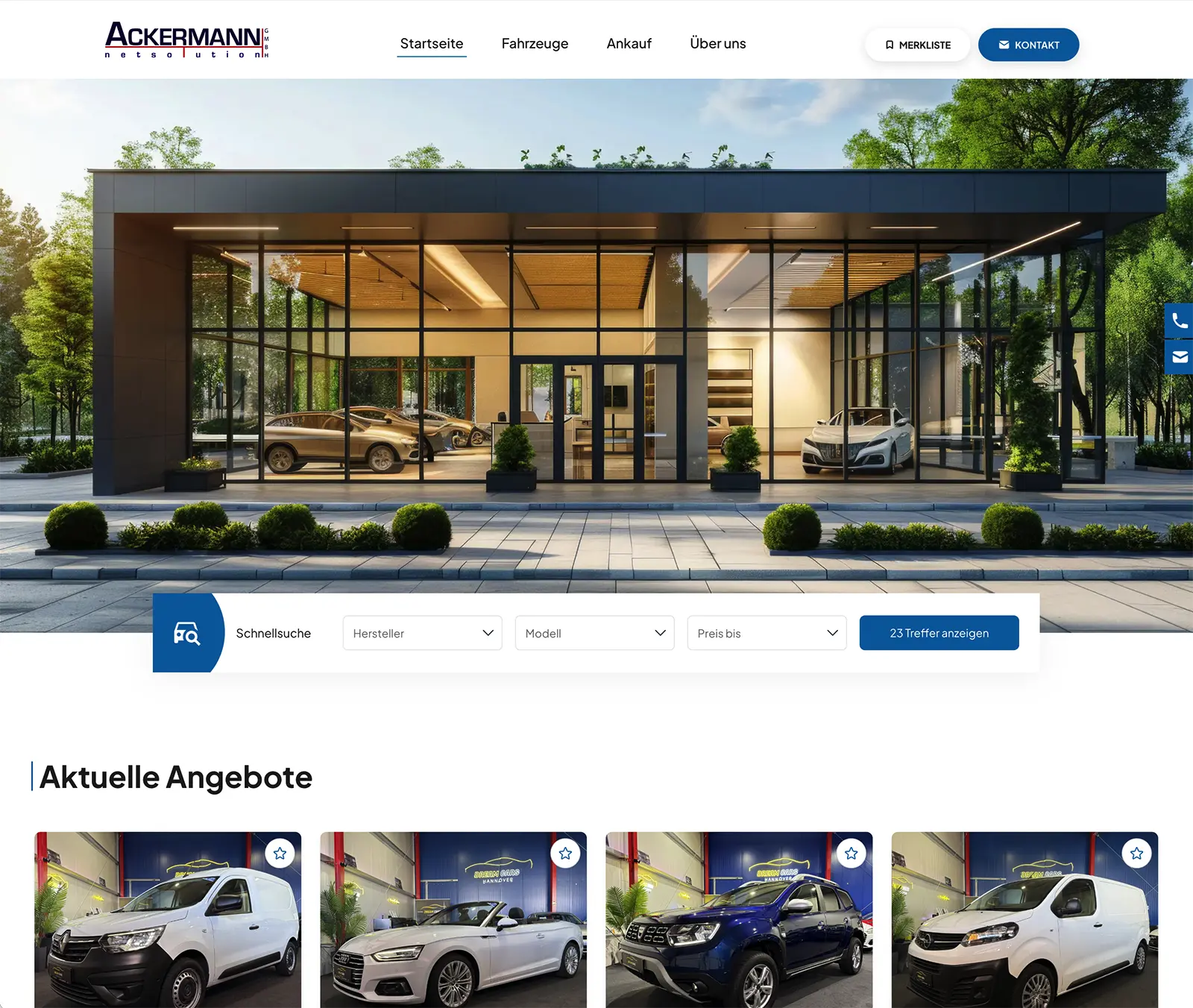 Demo-Seite: Helles Design Demo-Seite: Helles Design